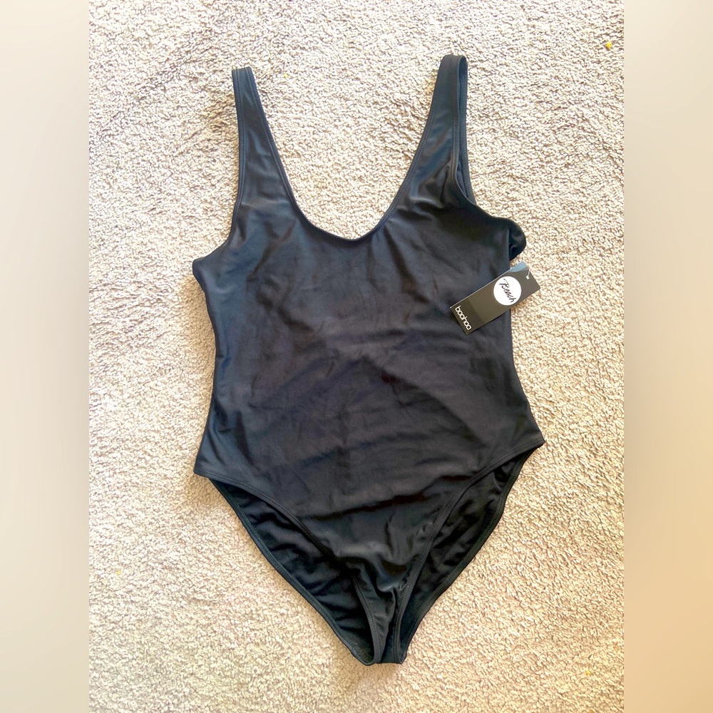 New Boohoo Black Swimsuit Size 10